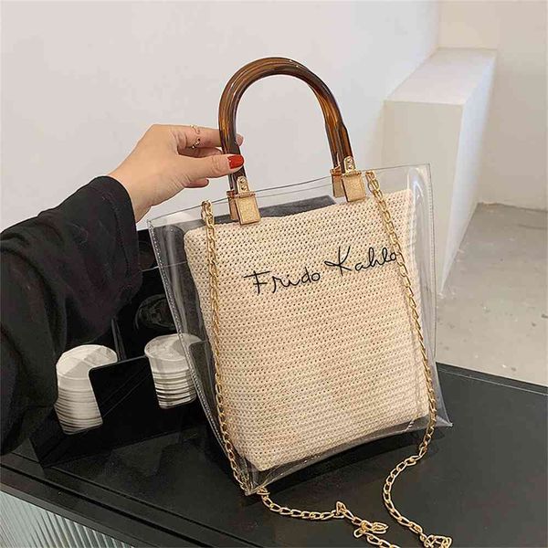 french exquisite bag new transparent single shoulder women's large capacity woven tote bag purse black friday
french exquisite bag new transparent single shoulder women's large capacity woven tote bag purse black friday