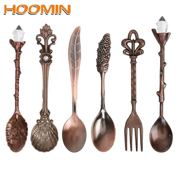spoons hoomin 6 pieces/set spoon and fork set flower carved royal antique vintage style for coffee tea milk dessert fruit
spoons hoomin 6 pieces/set spoon and fork set flower carved royal antique vintage style for coffee tea milk dessert fruit