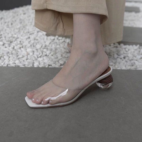 slippers kmeioo fashion summer outside slides woman round heel shoes open toe transparent sandals slip-on, Black
slippers kmeioo fashion summer outside slides woman round heel shoes open toe transparent sandals slip-on, Black