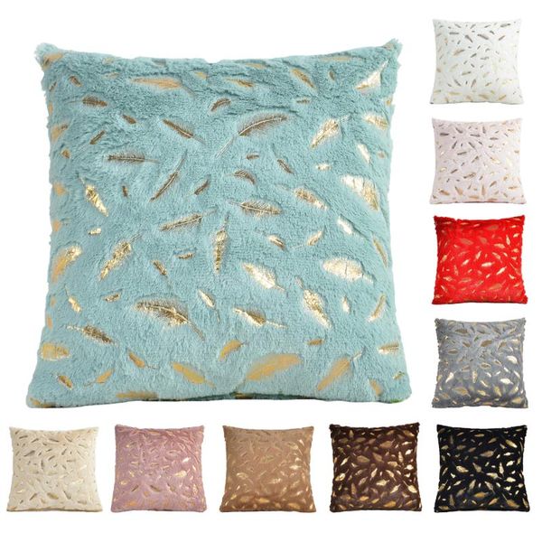 cushion/decorative pillow 2pcs fur throw cover solid color bronzing feather plush cushion pillowcase for car/sofa/bed/home decorative 45Ã45
cushion/decorative pillow 2pcs fur throw cover solid color bronzing feather plush cushion pillowcase for car/sofa/bed/home decorative 45Ã45
