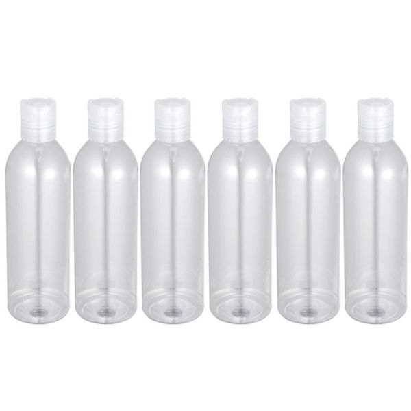 6pcs 250ml press type lid travel bottles portable cosmetic container empty bottle for shampoo lotion (transparent and storage & jars
6pcs 250ml press type lid travel bottles portable cosmetic container empty bottle for shampoo lotion (transparent and storage & jars