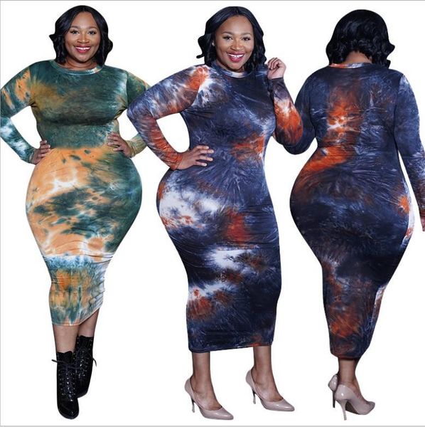est women mid-calf dresses tie dye long sleeve +o-neck bodycon nightclub dress plus size xl-5xl casual, Black;gray
est women mid-calf dresses tie dye long sleeve +o-neck bodycon nightclub dress plus size xl-5xl casual, Black;gray