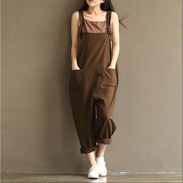 womens romper wide leg overalls pants sleeveless rompers bowtie pockets vintage trousers for women loose jumpsuits female plus size, Black;white
womens romper wide leg overalls pants sleeveless rompers bowtie pockets vintage trousers for women loose jumpsuits female plus size, Black;white