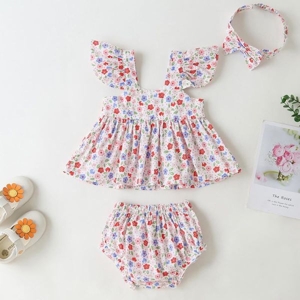 clothing sets born baby girl summer clothes infant set ruched floral shorts hairband casual for babies little outfits, White
clothing sets born baby girl summer clothes infant set ruched floral shorts hairband casual for babies little outfits, White