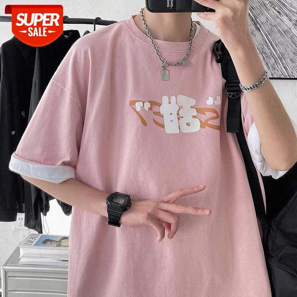 short-sleeved shirt for boys korean style loose trendy handsome net red five-point sleeve half-sleeved clothes #0w9z, White;black
short-sleeved shirt for boys korean style loose trendy handsome net red five-point sleeve half-sleeved clothes #0w9z, White;black