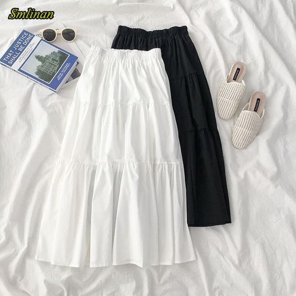 smlinan summer black white high waist long skirt women casual vintage woman clothes elastic a lien korea length skirts
smlinan summer black white high waist long skirt women casual vintage woman clothes elastic a lien korea length skirts