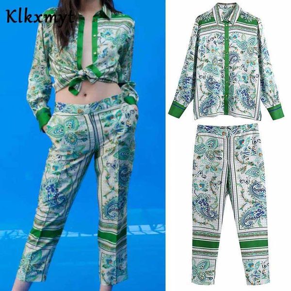klkxmyt za 2 pieces sets women shirt +straight pants summer fashion floral printed single breasted casual set 210527, White
klkxmyt za 2 pieces sets women shirt +straight pants summer fashion floral printed single breasted casual set 210527, White