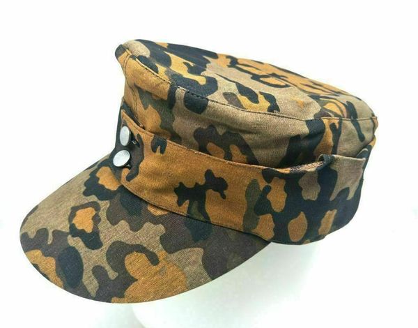 tomwang2012. wwii german army em fall oak camo combat cap soldier military field hat collection war reenactments outdoor hats, Black;white
tomwang2012. wwii german army em fall oak camo combat cap soldier military field hat collection war reenactments outdoor hats, Black;white