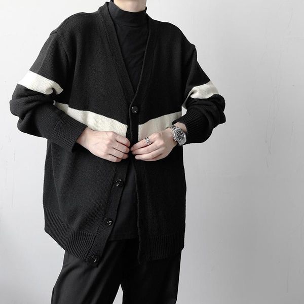 men's sweaters man japanese harajuku streetwear sweater jacket men vintage fashion loose casual cardigan knitwear coat, White;black
men's sweaters man japanese harajuku streetwear sweater jacket men vintage fashion loose casual cardigan knitwear coat, White;black
