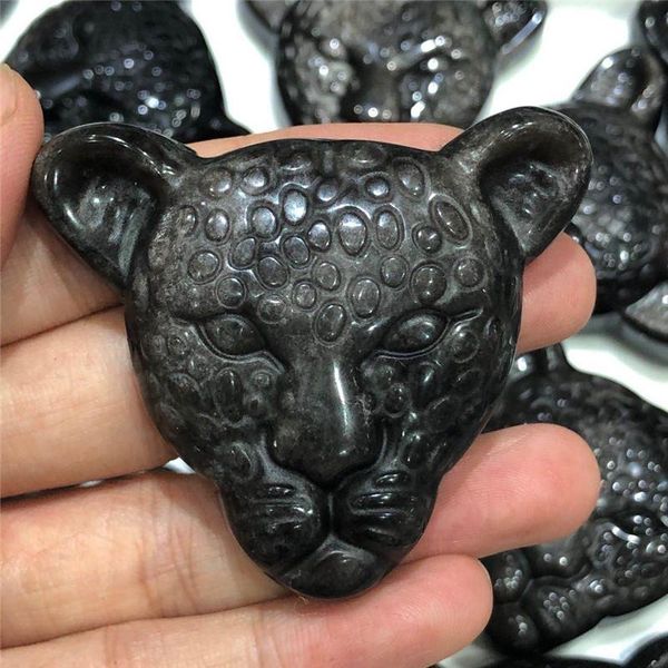 decorative objects & figurines beautiful crystal carvings natural hand-carved gold obsidian leopard head necklace fashion jewelry gifts 1pcs
decorative objects & figurines beautiful crystal carvings natural hand-carved gold obsidian leopard head necklace fashion jewelry gifts 1pcs