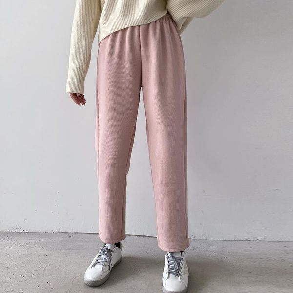 winter women's casual oversize woolen pants children korean version high waist thickened capris ol commute &, Black;white
winter women's casual oversize woolen pants children korean version high waist thickened capris ol commute &, Black;white