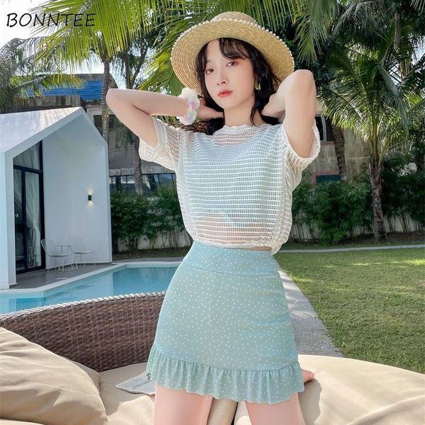 women bikini sets swimwear dot sweet girls hollow out lace-up ruffles elegant vintage retro skinny female 3 pieces women's, White;black
women bikini sets swimwear dot sweet girls hollow out lace-up ruffles elegant vintage retro skinny female 3 pieces women's, White;black