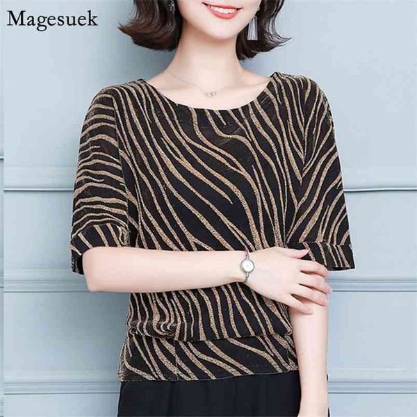 summer casual striped women blouses o-neck short sleeve loose blouse plus size office lady shirts blusas 10365 210512, White
summer casual striped women blouses o-neck short sleeve loose blouse plus size office lady shirts blusas 10365 210512, White