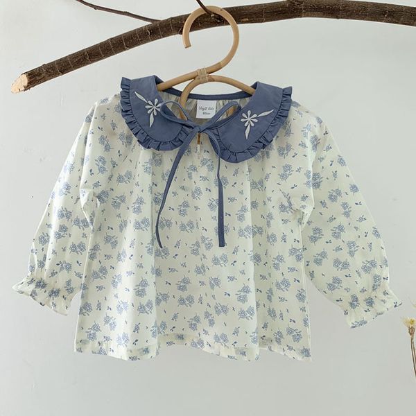 spring kids girl long sleeve printing shirt infant baby newborn shirt clothes baby girl embroidery shirt, Blue
spring kids girl long sleeve printing shirt infant baby newborn shirt clothes baby girl embroidery shirt, Blue