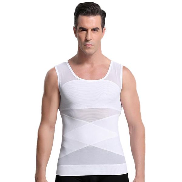men's body shapers shaper men vest chest binder slimming tummy abdomen waist trimmer back posture corrector tank, Black;brown
men's body shapers shaper men vest chest binder slimming tummy abdomen waist trimmer back posture corrector tank, Black;brown