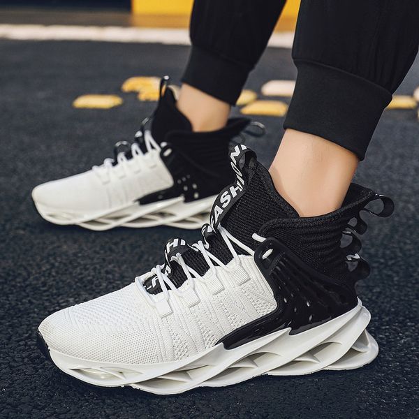 464748 yards foreign trade generation large size blade mens shoes reflective luminous high-sock-like shoes breathable casual shock-absor, Black;white
464748 yards foreign trade generation large size blade mens shoes reflective luminous high-sock-like shoes breathable casual shock-absor, Black;white