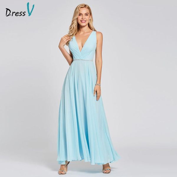 party dresses dressv sky blue evening dress v neck a line backless beading floor length wedding formal, White;black
party dresses dressv sky blue evening dress v neck a line backless beading floor length wedding formal, White;black