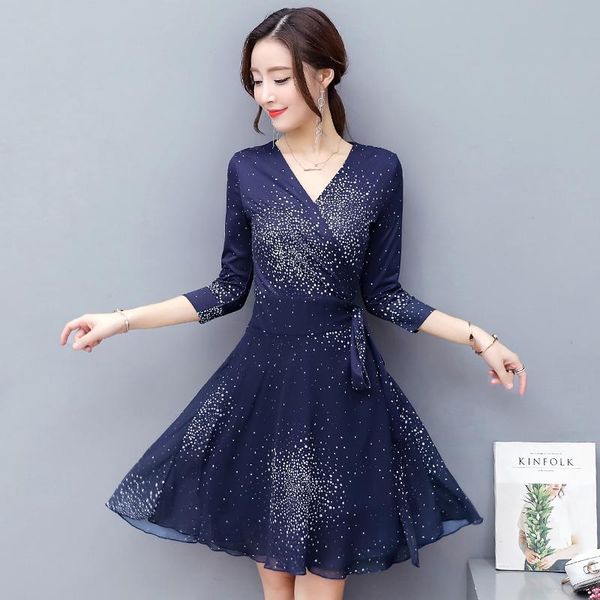 casual dresses women design fashion v-neck bind waist dot printing a-line dress vestidos summer clothes blue outfit lady clothing, Black;gray
casual dresses women design fashion v-neck bind waist dot printing a-line dress vestidos summer clothes blue outfit lady clothing, Black;gray