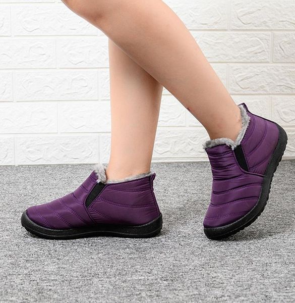 boots snow fur winter women warm plush female slip on flat comfortable shoes waterproof ultralight big size, Black
boots snow fur winter women warm plush female slip on flat comfortable shoes waterproof ultralight big size, Black