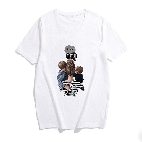 women's t-shirt 2021 fashion s-3xl summer women casual short sleeve super mama ladies o neck t shirt loose mom and son baby boys print, White
women's t-shirt 2021 fashion s-3xl summer women casual short sleeve super mama ladies o neck t shirt loose mom and son baby boys print, White