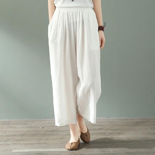 women's pants & capris 2021 autumn retro loose simple solid color wide leg elastic high waist thin women nine point tide, Black;white
women's pants & capris 2021 autumn retro loose simple solid color wide leg elastic high waist thin women nine point tide, Black;white