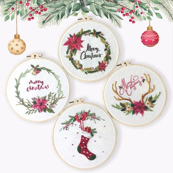 other arts and crafts christmas pattern embroidery set beginner needlework cotton linen cloth round hoop kits for diy sewing home decor
other arts and crafts christmas pattern embroidery set beginner needlework cotton linen cloth round hoop kits for diy sewing home decor