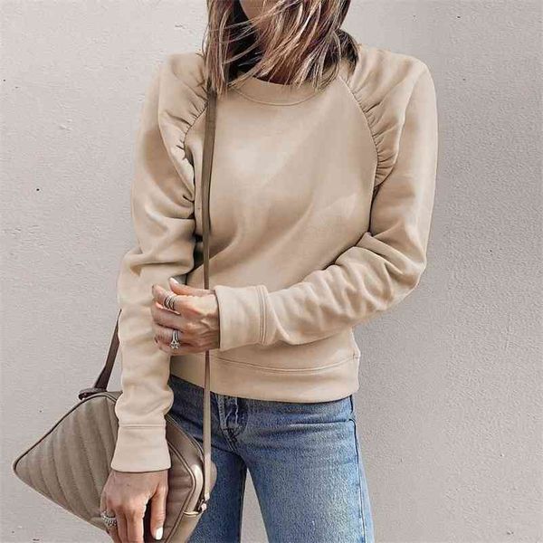 fashion crewneck sweatshirt autumn winter long-sleeved bottoming o neck women casual full 210517, Black
fashion crewneck sweatshirt autumn winter long-sleeved bottoming o neck women casual full 210517, Black