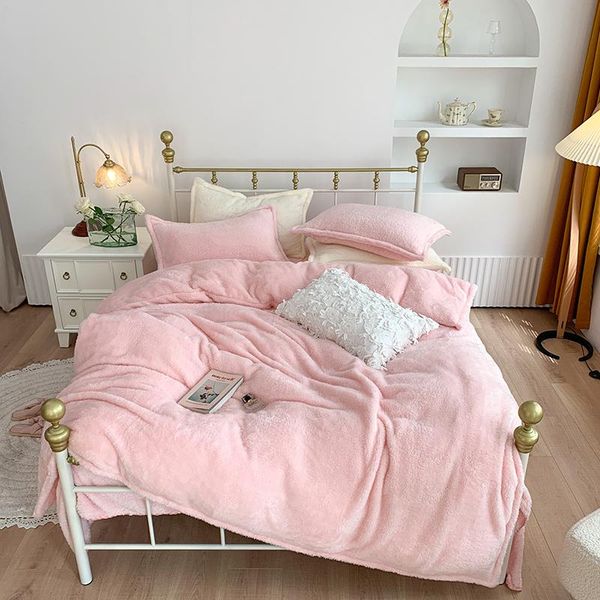 bedding sets pink white blue super soft short plush princess set warm velvet fleece duvet cover bed sheet pillowcases home textiles
bedding sets pink white blue super soft short plush princess set warm velvet fleece duvet cover bed sheet pillowcases home textiles