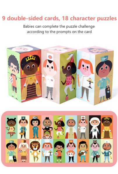 3pieces/lotcreative wooden variety character building blocks diy childrens three-dimensional educational toys parent-child interaction
3pieces/lotcreative wooden variety character building blocks diy childrens three-dimensional educational toys parent-child interaction