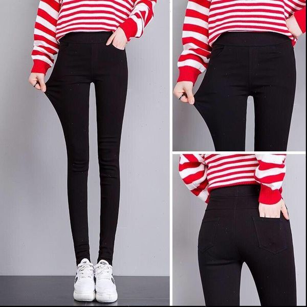women jean high elastic skinny jeans for pencil legging stretch black slim denim lady, Blue
women jean high elastic skinny jeans for pencil legging stretch black slim denim lady, Blue