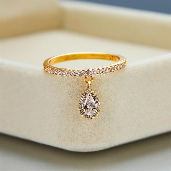 cluster rings trendy female white crystal pendant ring charm rose gold silver wedding for women cute bridal water drop engagement, Golden;silver
cluster rings trendy female white crystal pendant ring charm rose gold silver wedding for women cute bridal water drop engagement, Golden;silver