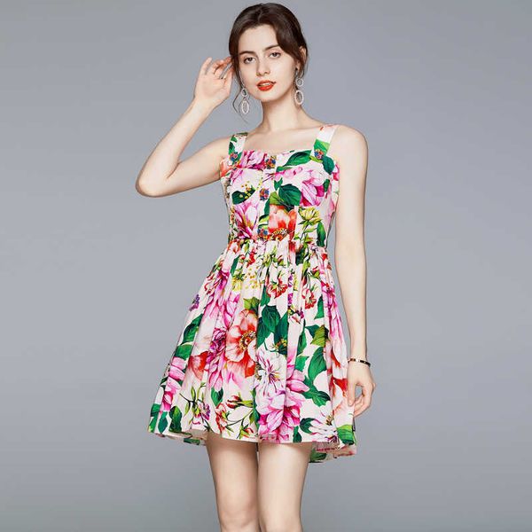 fashion designer runway flower button party dress summer women spaghetti strap backless floral print holiday 210529, Black;gray
fashion designer runway flower button party dress summer women spaghetti strap backless floral print holiday 210529, Black;gray