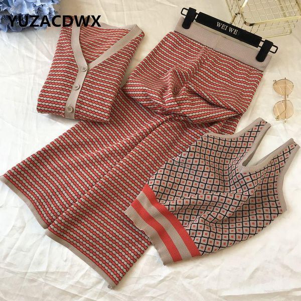 women's tracksuits autumn women knitted tracksuit 3 pieces set long sleeve cardigan sweater+knitted tank + wide leg pant suits spring, Gray
women's tracksuits autumn women knitted tracksuit 3 pieces set long sleeve cardigan sweater+knitted tank + wide leg pant suits spring, Gray