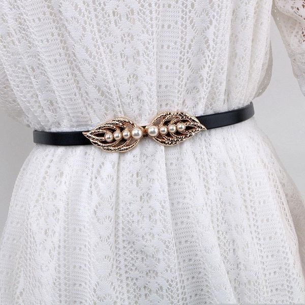 simple ladies waist belts for women leather thin belt korean decorative pearl leaf buckle dress sweater chain womans, Black;brown
simple ladies waist belts for women leather thin belt korean decorative pearl leaf buckle dress sweater chain womans, Black;brown