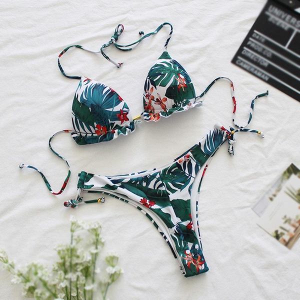 women's swimwear women swimsuit print bikini swimming suit 2021 bathing suits female low waist set, White;black
women's swimwear women swimsuit print bikini swimming suit 2021 bathing suits female low waist set, White;black