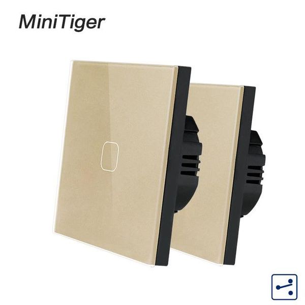smart home control minitiger 1 gang 2 way eu standard wall touch screen switch,white crystal glass panel,cross/through switch,2pcs/pack
smart home control minitiger 1 gang 2 way eu standard wall touch screen switch,white crystal glass panel,cross/through switch,2pcs/pack