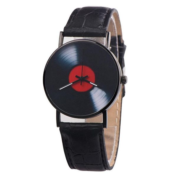 wristwatches men and women casual retro design of vinyl record watch with analog alloy quartz, Slivery;brown
wristwatches men and women casual retro design of vinyl record watch with analog alloy quartz, Slivery;brown