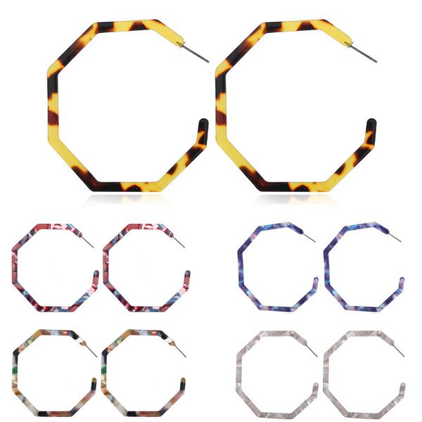 fashion bohemian women acrylic earrings hoop lightweight resin earrings geometric octagon statement stud earrings jewelry, Silver
fashion bohemian women acrylic earrings hoop lightweight resin earrings geometric octagon statement stud earrings jewelry, Silver