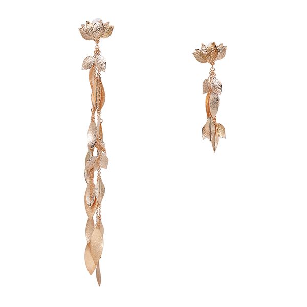 vintage za design tassel earrings for women metal long leaves dangle drop earring statement jewelry, Silver
vintage za design tassel earrings for women metal long leaves dangle drop earring statement jewelry, Silver