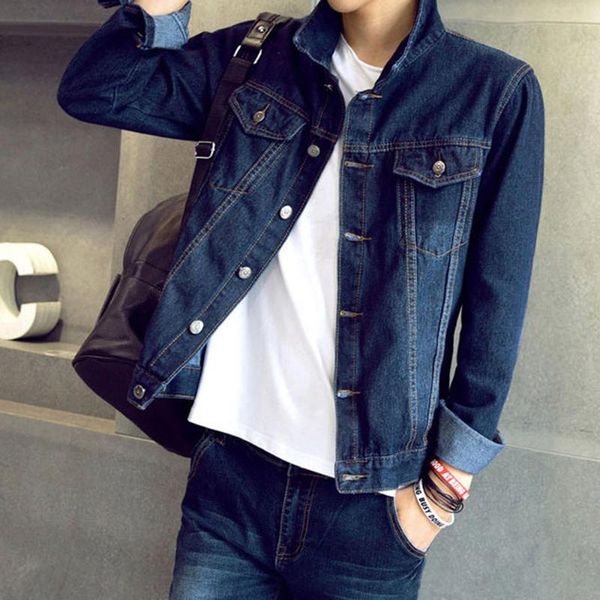 men's jackets 2021 long-sleeve autumn denim jacket male teenager student korean style trendy slim youth clothes clothing, Black;brown
men's jackets 2021 long-sleeve autumn denim jacket male teenager student korean style trendy slim youth clothes clothing, Black;brown