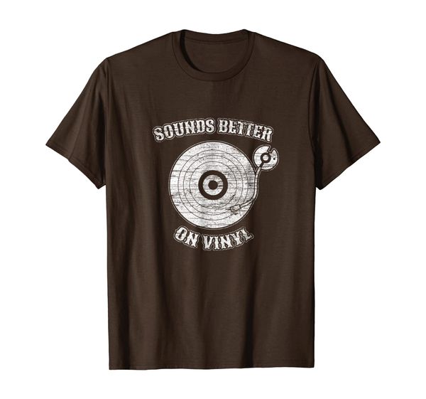 Sounds better on Vinyl - DJ Disc Jockey T Shirt Men Women, Mainly pictures 
Sounds better on Vinyl - DJ Disc Jockey T Shirt Men Women, Mainly pictures