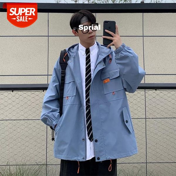 2020 men's fashion trend hooded bomber jacket streetwear windbreaker hip hop clothes coats blue/black color outerwear s-2xl #jk92, White;black
2020 men's fashion trend hooded bomber jacket streetwear windbreaker hip hop clothes coats blue/black color outerwear s-2xl #jk92, White;black