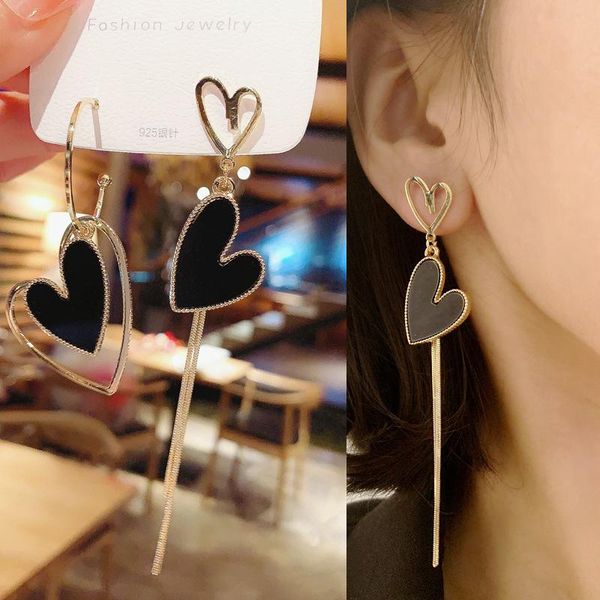 dangle & chandelier fashion earrings for women asymmetric long heart ab style jewelry 2021, Silver
dangle & chandelier fashion earrings for women asymmetric long heart ab style jewelry 2021, Silver