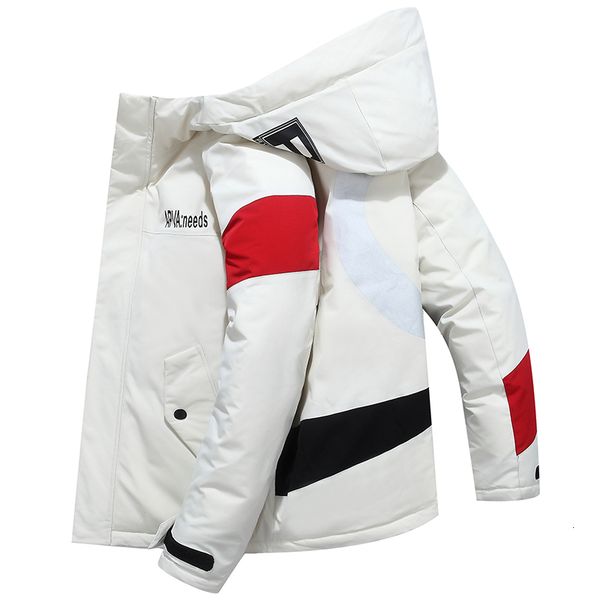 men's down & parkas winter with hood down korean men's jacket pretty young fashion contrasting proof dwaterproof colors water jack, Black
men's down & parkas winter with hood down korean men's jacket pretty young fashion contrasting proof dwaterproof colors water jack, Black