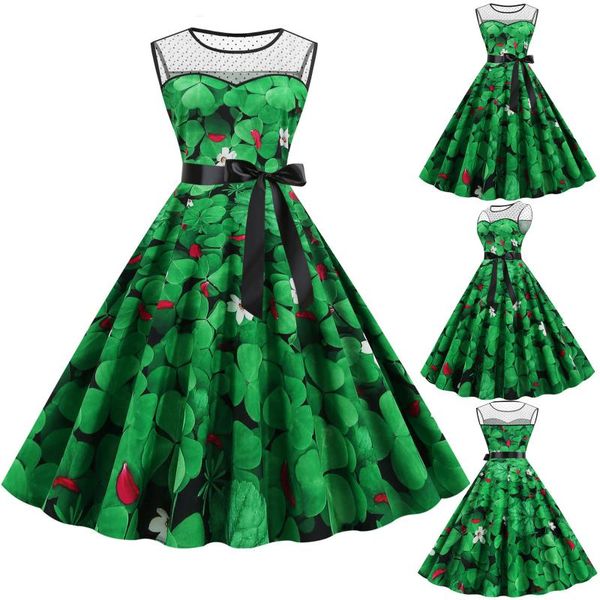 women dress 2021 st. patrick's day sleeveless lace evening party prom elegant retro vintage swing pinup vestidos dreeeses casual dresse, Black;gray
women dress 2021 st. patrick's day sleeveless lace evening party prom elegant retro vintage swing pinup vestidos dreeeses casual dresse, Black;gray