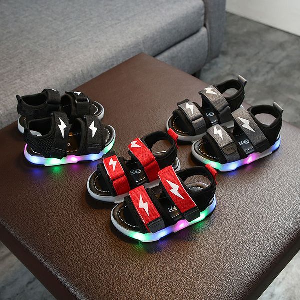 Summer Kids Led Sandals Light Up Childrens Shoes Glowing Sport Sandals Girls Flashing Soft Beach Boys Shoes Toddler KSS06, 03
Summer Kids Led Sandals Light Up Childrens Shoes Glowing Sport Sandals Girls Flashing Soft Beach Boys Shoes Toddler KSS06, 03