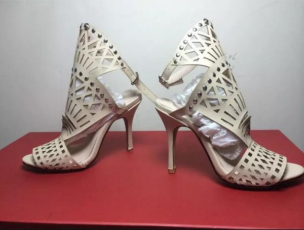 sandal black white rivets women in high peep toe hollow out summer sandals real picture er ankle buckle boots short
sandal black white rivets women in high peep toe hollow out summer sandals real picture er ankle buckle boots short