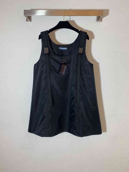 dress 2021 triangle strap vest, White;black