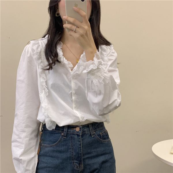 dress white high street brief cute gentle all match stylish sweet loose shirts women blusas mujer
dress white high street brief cute gentle all match stylish sweet loose shirts women blusas mujer