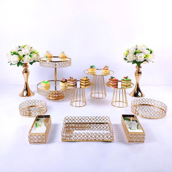 other bakeware 11pcshome party display stand wedding decoration wrought iron birthday tray dessert fudge deskafternoon